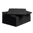 Extra Heavy Duty Regular Scouring Pad Black, 150mm x 200mm x 8mm, 10 Pads Pack